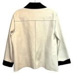 Alfred Dunner Petite Black & White Toggle Front Jacket Photo 1