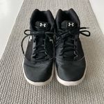 Under Armour Black and White High Top Basketball Sneakers Shoes Size 9 Photo 6