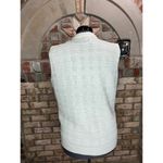 Milrank Sweater vest geometric textured cream pockets Size L Photo 3