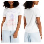 Junk Food Janis Joplin Graphic Tee Size Medium White Rock Band T-Shirt Photo 3