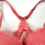 Victoria's Secret  Razorback Front Clasp Laced Lined Demi Bra Photo 3