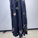 Johnny Was NWOT  Suki Embroidered Cap Sleeve Knit T-shirt Midi Dress Sz M Cotton Photo 3