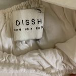 Dissh Brisa White Linen Babydoll Top 4 Square Neck Adjustable Strap Minimalist Photo 5