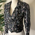 Rebecca Minkoff Floral Wes Moto Jacket Size Small Photo 4
