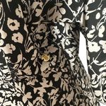 Womens Floral Print Midi Dress Pernilla Wahlgren Size M Black Modest‎ Faux Wrap Size M Photo 4