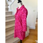Vineyard Vines  Hot Pink Floral Block Print Performance Polo Shirt Dress Photo 2