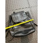 Frye  Olivia Leather‎ Backpack Large Black Bag Purse Photo 14