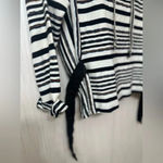 Moon River  Tuckernuck Striped Sweater with Tie Details size M Photo 4