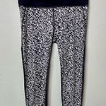 Lululemon Pace Pusher High Rise Crop Leggings Black Animal Print Reflective 8 Photo 2