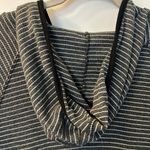 Fresh Produce Ribbed Striped Full Zip Hoodie - dark gray and silver XL Photo 6