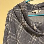 Erin London Charcoal and White Cowl Neck Sweater Gray Size 2X Photo 4