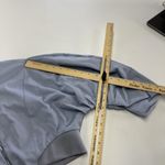 Aliette Jacket Womens Medium Blue Nicole Cropped Puff Sleeve Bomber Zip Up NYC‎ Photo 9