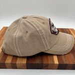 FOOTBALL MOM ADJ. BALL CAP COTTON KHAKI FREYED EDGES NEW Tan Photo 3