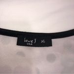 Love j USA Emoji Cropped Long Sleeve Top Polka Dot Size M/L Photo 1