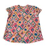 Fresh Produce  Colorful Abstract Print Top Photo 3