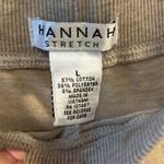Hannah Women's Heathered Beige Stretch Lounge Sweatpants Size L Casual Relaxed Gray Size L Photo 6