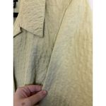 Eileen Fisher  Light Green Quilted Button Front Jacket Size 1X FLAWS Cotton Blend Photo 8
