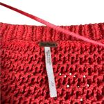 Free People  Slouchy Chunky Knit Shirt Orange/Coral Large Comfy Photo 1