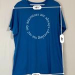 JZD Women’s My Ancestors Are Always Cheering Me On Graphic Tee Shirt Blue NWT Size XS Photo 5