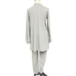 Blu Pepper Gray Ribbed Knit Lounge Set Small, NWT, Cozy Life Cardigan and Pants Photo 4