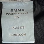 DL1961 Emma Power Coated Legging Rio Raw Hem Size 24 Party Dark Academia Goth Photo 8