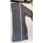 Nicole Miller  Ribbed Turtleneck Tunic Charcoal Size Med Side Slits Quiet Luxury Photo 6