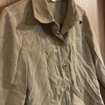 Pendleton  Petite Tan Lightweight Button Down Photo 2