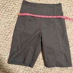 Girlfriend Collective  Gray High Rise Bike Shorts- Size XS Photo 4