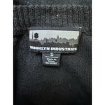 Brooklyn Industries Black Linen Blend Shark Bite Hem Top Women’s Size Small Photo 7