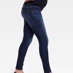 Isabel Maternity Women over the belly Jeans Sz. 14 Drk Blue NWOT Jeggings Photo 0