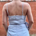 Forever 21  Baby Blue Semi Wrap Mini Dress Photo 1