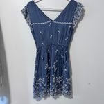 Abercrombie & Fitch  Blue‎ embroidered Dress Teens size XS Photo 4