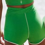 Free People Movement New Flow Shorts. Size Medium Green Photo 2