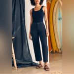 Faherty ‘Coastline Ankle Organic Cotton Blend Chino Pants’ in Navy size 6 Blue Photo 6