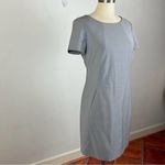 Theory Rikae Grey Wool Blend Sheath Dress Photo 1