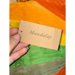 NWT Mandalay Multi Color Silk Beaded Sequin Midi Evening Gown Dress Womens Sz 10 Green Photo 11