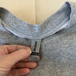 Disney  Heather Gray Sweatshirt with Black Script Photo 3