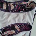 Nicole Miller  Women's Swimsuit RacerBack Fully Lined Purple Floral Size M Photo 6