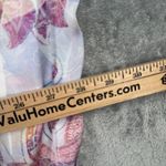 Dress Barn  Floral Dolman Top Large L NWT Colorful Bright Pink Orange Blue Flowers Photo 9