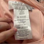 David's Bridal David’s Bridal Peach One Shoulder Maxi Chiffon Bridesmaid Formal Dress Photo 3