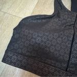 Zyia  Active Black Flower Power Sports Bra Photo 2