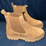 Dolce Vita Jaelyn Short brown Booties Johany Suede Lugged Sole Chelsea Boot Size 6 Photo 1