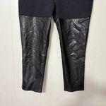 Abercrombie & Fitch The 90’s Straight Ultra High Rise Jeans Black Leather 34/18 Photo 4