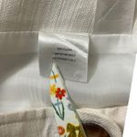 Anne Klein AK Women's White Linen Blend Button Detail Knee Length Skirt Size 10 Photo 4