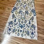 SEA NEW YORK | Floral Patchwork Embroidered Tank Maxi Dress | Size Small White Photo 2
