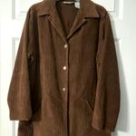 Bill Blass Vintage  Womens Brown Corduroy Jacket Size M Pockets Buttons Y2K 90S Photo 1