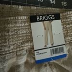 Briggs New York  Women's Beige Textured Pants Photo 2