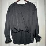 All Saints • Long Sleeve Blouse • High Low • Silky • Size 0 XS Photo 0