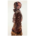 Farm Rio  Brown Winter Ainika Puffer Jacket Size Medium Photo 2