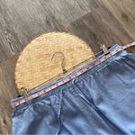 Gap  blue linen drawstring‎ pants Photo 3